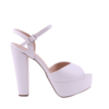 White Wedding Platform Shoes for Bride RA-027