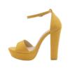 Mustard Platform High Heel Sandals Women RA-157