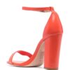 Orange Chunky Heel Dress Shoes for Women MA-030