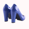 Sax Shiny Chunky Heel Shoes for Women MA-023