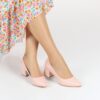Pink Low Heel Dress Shoes for Ladies MA-024