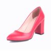 Red Low Heel Dress Shoes for Ladies MA-024