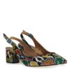 Print Ankle Strap Heels for Women MA-028