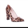 Leopard Thick Heel Match Bag and Shoes RC-023