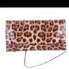 Leopard Thick Heel Match Bag and Shoes RC-023