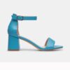 Turquoise Low Heel Sandals for Ladies RA-155