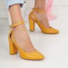 Mustard Ankle Strap Women Shoes RA-8030