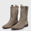 Beige Cowboy Boots for Women RA-8010