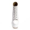 White Crocodile Platform High Heel Boots for Women MA-010