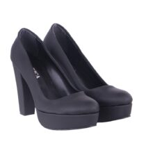 Black Platform Wedding Shoes MA-025