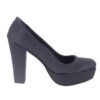 Black Platform Wedding Shoes MA-025