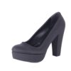 Black Platform Wedding Shoes MA-025