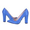 Saks Satin Chunky Heel Shoes for Women MA-023