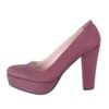 Burgundy Platform Wedding Shoes MA-025