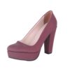 Burgundy Platform Wedding Shoes MA-025