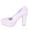 Silver Platform Wedding Shoes MA-025