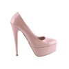 Beige Shiny Platform Stiletto Heels for Women MA-008