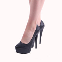 Black Platform Stiletto Heels for Women MA-008