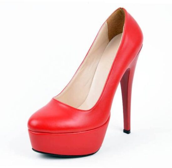 Red Platform Stiletto Heels for Women MA-008