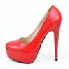 Red Platform Stiletto Heels for Women MA-008