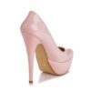 Pink Shiny Platform Stiletto Heels for Women MA-008