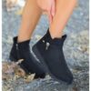 Suede Orthopedic Side Zipper Boots for Women AL-202