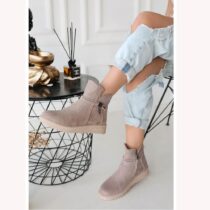 Nude Orthopedic Side Zipper Boots for Women AL-202