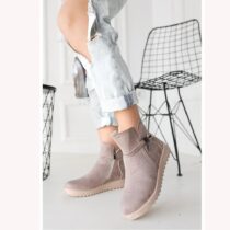 Nude Orthopedic Side Zipper Boots for Women AL-202