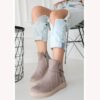 Nude Orthopedic Side Zipper Boots for Women AL-202