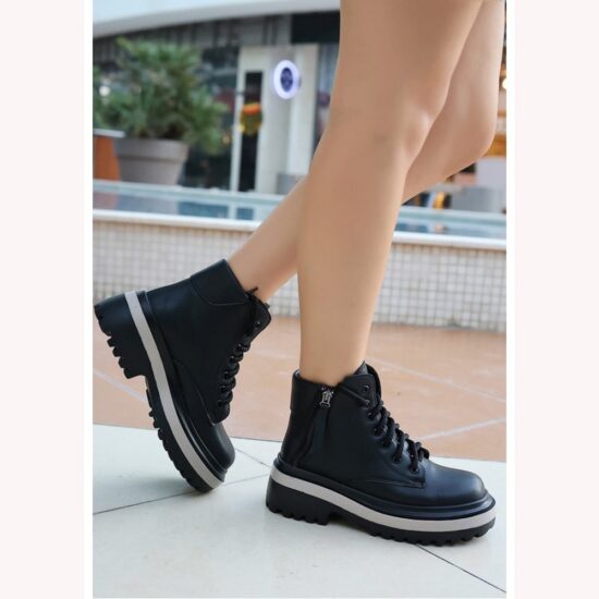 Skin Orthopedic Lace up Boots for Women Knee High AL-206