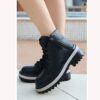 Skin Orthopedic Lace up Boots for Women Knee High AL-206