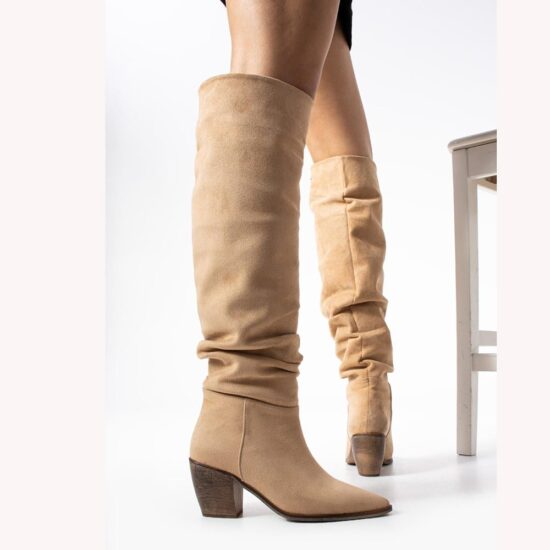 Low Heel Boots for Women Above Knee High TU-02