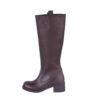 Brown Low Heel Casual Boots for Women TU-017