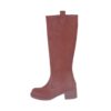 Chocolate Low Heel Casual Boots for Women TU-017