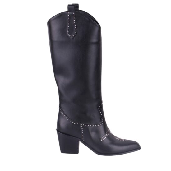 Low Heel Knee High Boots Women's Wide Calf TU-03