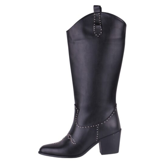 Low Heel Knee High Boots Women's Wide Calf TU-03